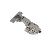 Петля вкладная 07 H3 с 3D-регулировкой, с доводчиком, с накладками, clipon AKS PLUS 91835