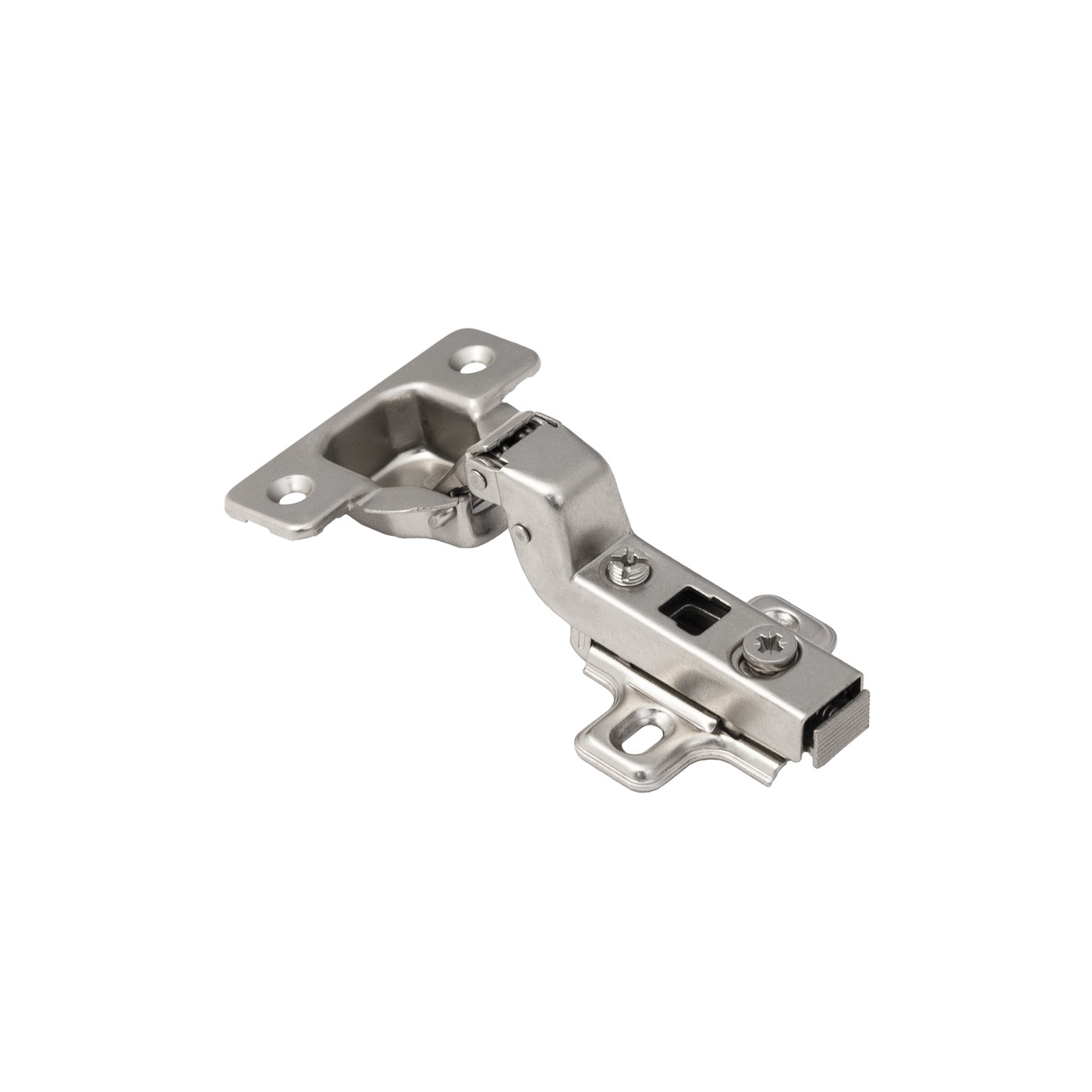 Петля вкладная 07 без доводчика 45мм h0 clip-on с пружиной обратного действия б/еврошурупа AKS 82290