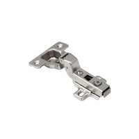 Петля вкладная 07 без доводчика 45мм h0 clip-on с пружиной обратного действия б/еврошурупа AKS 82290