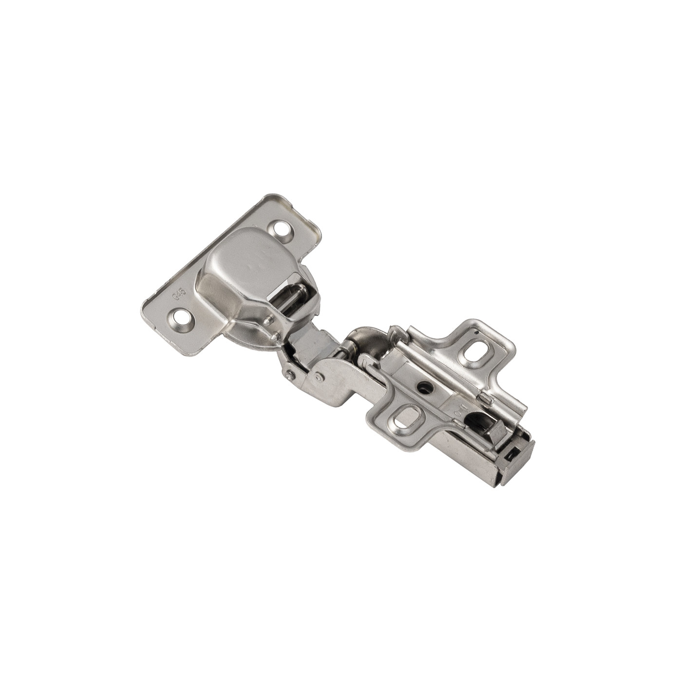 Петля вкладная 07 без доводчика 45мм h0 clip-on с пружиной обратного действия б/еврошурупа AKS 82290