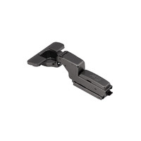 Петля вкладная 07 с доводчиком 45мм h0 clip-on УЗКАЯ 3D рег. к-т заглушек+сам,черная AKS PLUS 80557