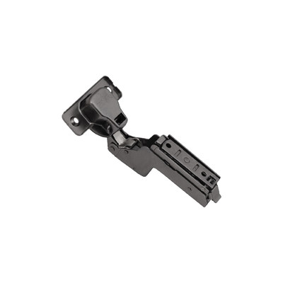 Петля вкладная 07 с доводчиком 45мм h0 clip-on УЗКАЯ 3D рег. к-т заглушек+сам,черная AKS PLUS 80557