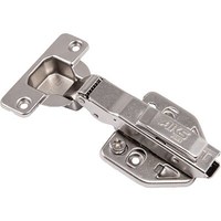 Петля накладная 09 с 3D-регулировкой, с доводчиком, с накладками, clipon AKS PLUS 66234