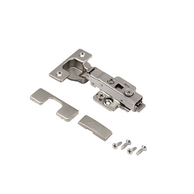 Петля накладная 09 с доводчиком 45мм h0 clipon 3D рег,комплект заглушек с саморезам AKS PRIME 104936