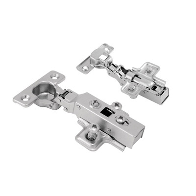 Петля накладная 09 мини с доводчиком 38мм h0 clip-on б/еврошурупа AKS 39199