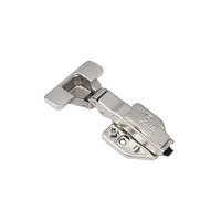 Петля накладная 09 с доводчиком 45м h0 3D заглушки, шурупы в комплекте, clipon AKS PLUS 89949