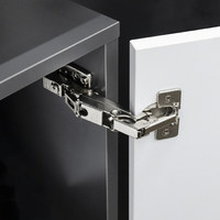 Петля накладная 09 с довод 165гр-сов 48мм h0 3D (саморезы,заглушки) 0-е вхождение clip-on AKS 111858