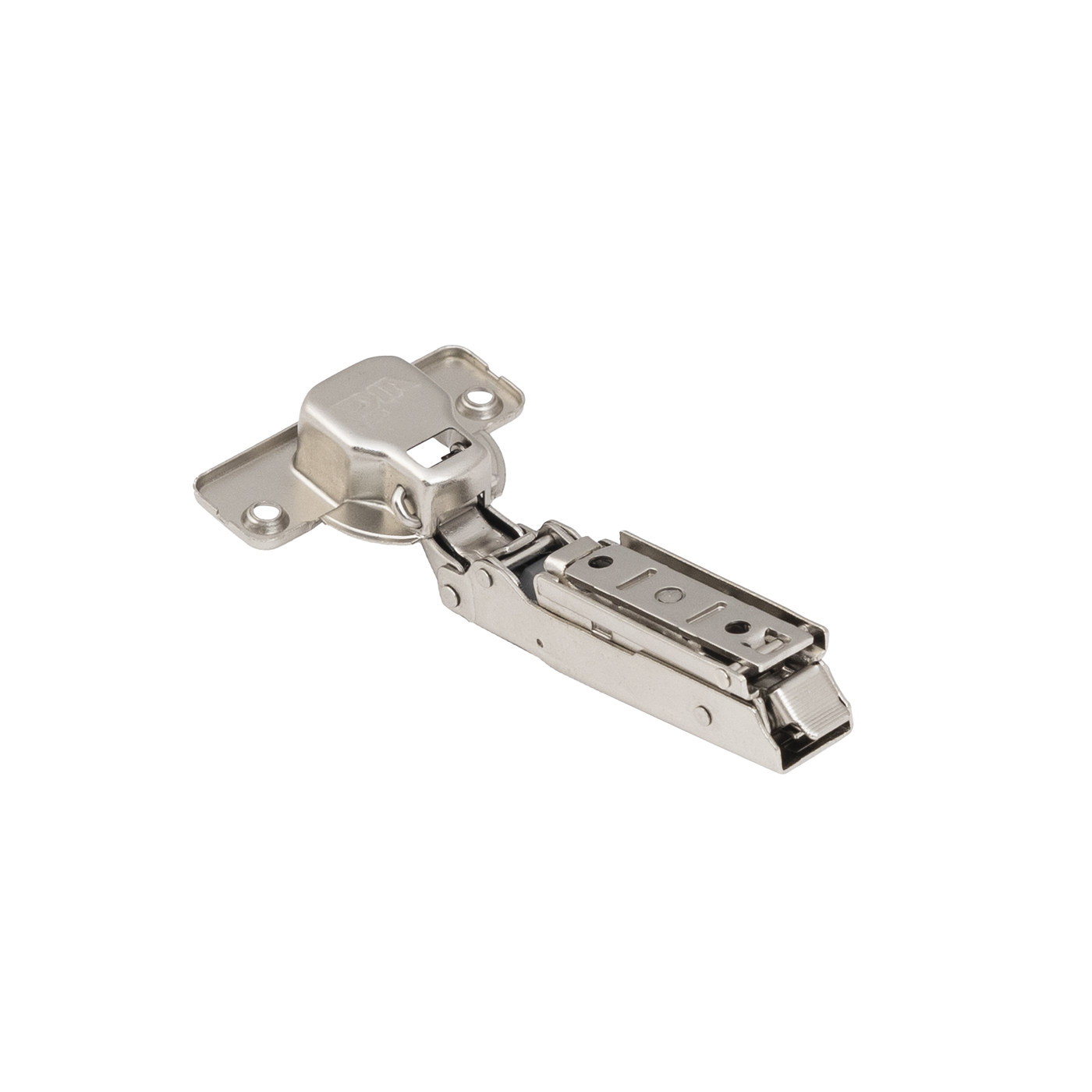 Петля накладная 09 с доводчиком 48 мм h0 3D узкая (саморезы, заглушки) AKS PLUS 66232