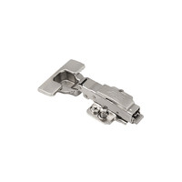 Петля накладная 09 45мм h0 с 3D-рег-кой, с доводчиком, еврошурупы/накладки, clipon AKS PRIME 104937