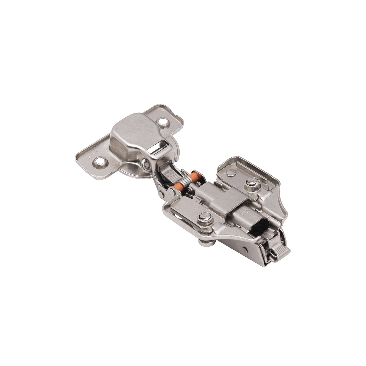 Петля накладная 09 45мм h0 с 3D-рег-кой, с доводч, еврош./накладки, clipon AKS PRIME 113399 (104937)