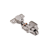 Петля накладная 09 45мм h0 с 3D-рег-кой, с доводч, еврош./накладки, clipon AKS PRIME 113399 (104937)