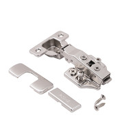 Петля накладная 09 45мм h0 с 3D-рег-кой, с доводч, еврош./накладки, clipon AKS PRIME 113399 (104937)