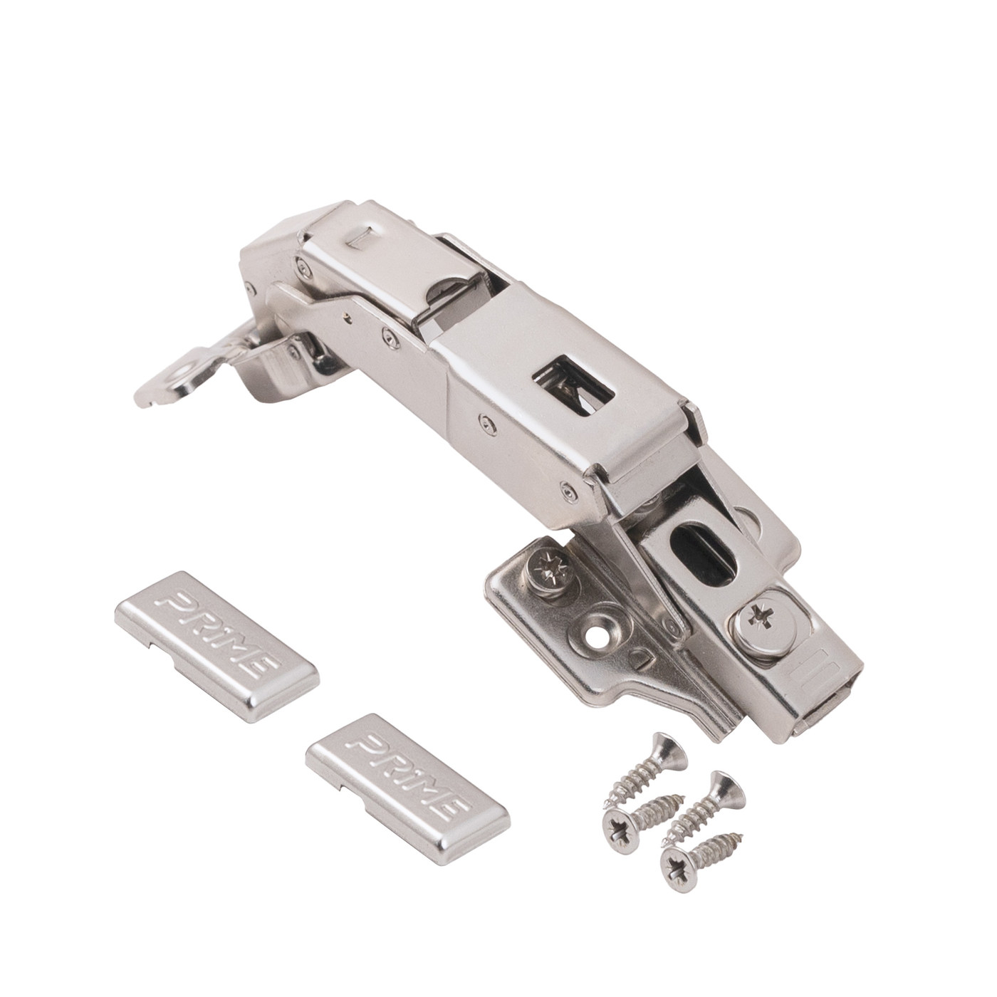 Петля накладная 09 с доводчиком 165 гр. 48мм, планка h2, clip-on 3D PRIME AKS 112684