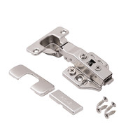 Петля накладная с доводч. 48мм h2 clip-on PRIME by AKS 3D (сам., загл.) (упак.2шт.) 112603