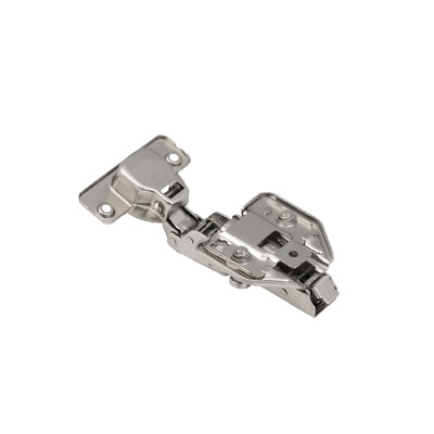 Петля полунакладная 08 h0 с 3D-регул, с доводчиком, с накладками, clipon AKS PLUS 66237