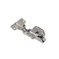 Петля полунакладная 08 h0 с 3D-регул, с доводчиком, с накладками, clipon AKS PLUS 66237