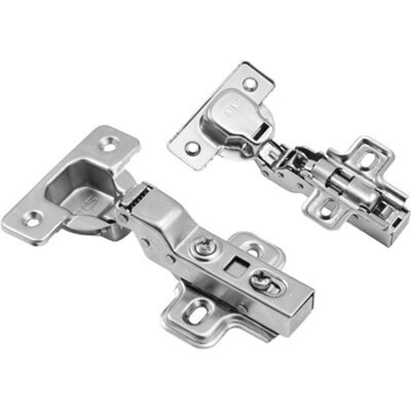 Петля полунакладная 08 с доводчиком + clipon,  AKS  11137 (аналог 113509)