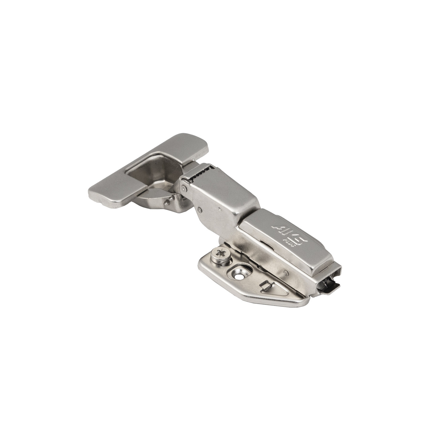 Петля полунакладная 08 с доводчиком 48мм, h0 clip-on 3D рег к-т заглушек с саморезами AKS PLUS 62798