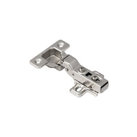 Петля полунакладная 08 без доводчика 45мм планка h0 clip-on без пружины б/еврошурупа AKS   81117