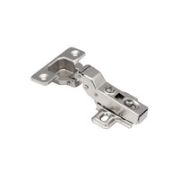 Петля полунакладная 08 с доводчиком + clipon,  AKS 113509 (аналог 11137)