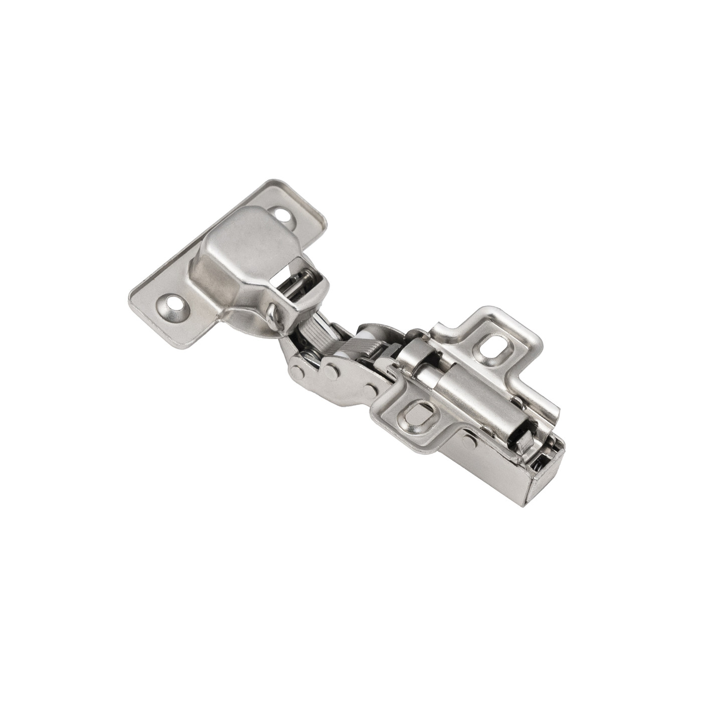 Петля полунакладная 08 с доводчиком H0 + clipon AKS LIGHT 118847 (старый код 74161)