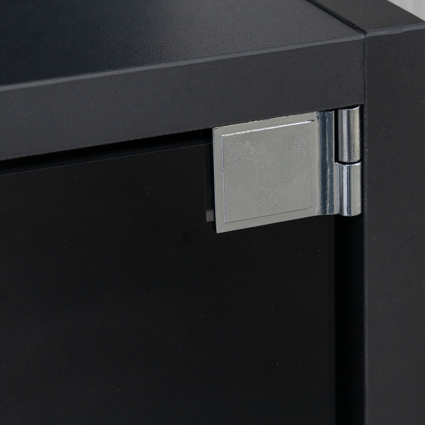 Петля для стекла без доводчика непроходная левая+правая, хром, б/еврошурупа AKS 44743