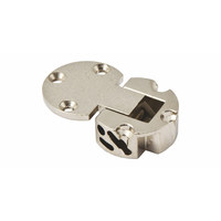 Петля барная без доводчика металл/металл, никель AKS 18839