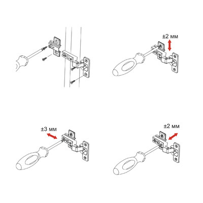 Петля 30*  h2, AKS 11122