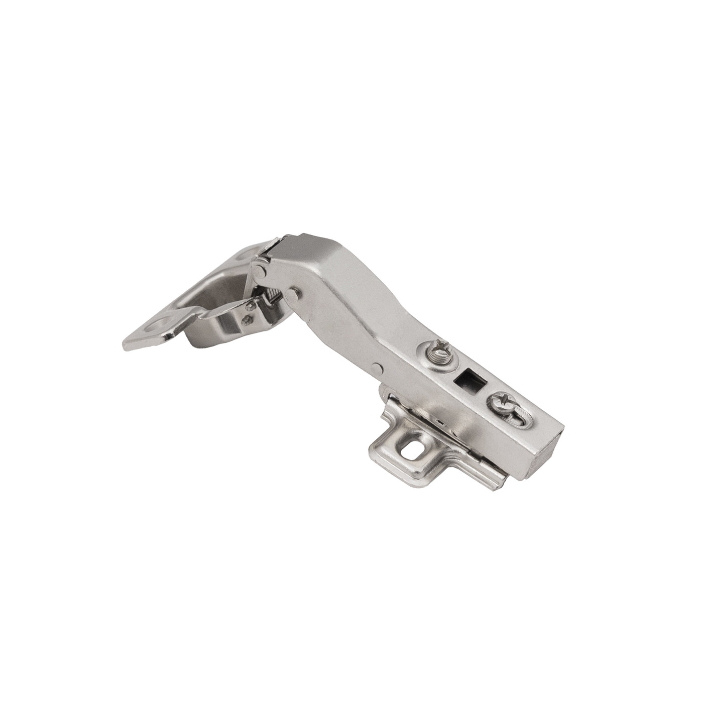 Петля угловая 45°с доводчиком +clipon, AKS  26841