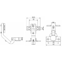 Петля 135* h2, AKS 11128 карусельная
