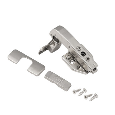 Петля 90° для фальшпанели с доводчиком, h0 с 3D-регулировкой, clipon AKS PLUS 65559