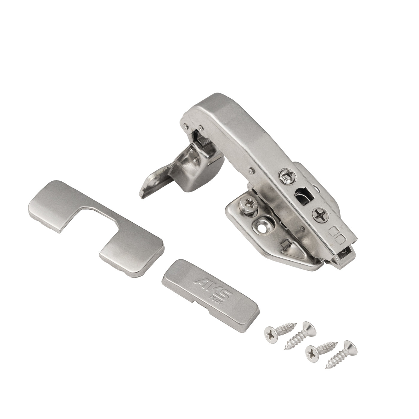 Петля 90° для фальшпанели с доводчиком, h0 с 3D-регулировкой, clipon AKS PLUS 65559