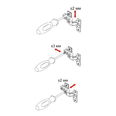 Петля угловая 45°, AKS  84165