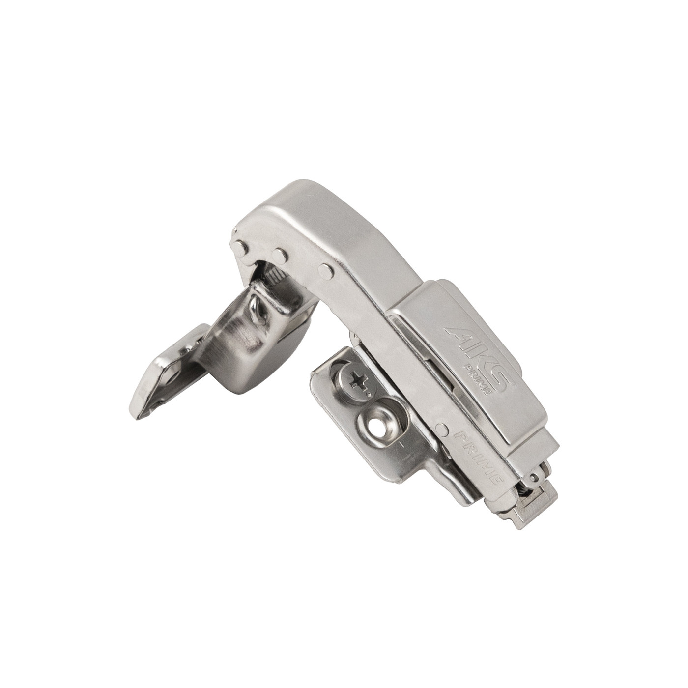 Петля угловая 90* с доводчиком 45мм h0 clipon 3D рег,комплект заглушек с саморезам AKS PRIME 104944