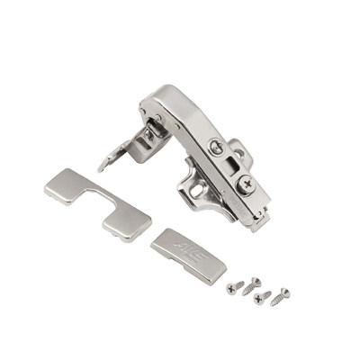 Петля угловая 90* с доводчиком 45мм h0 clip-on комплект заглушек с саморезами AKS PRIME 104945