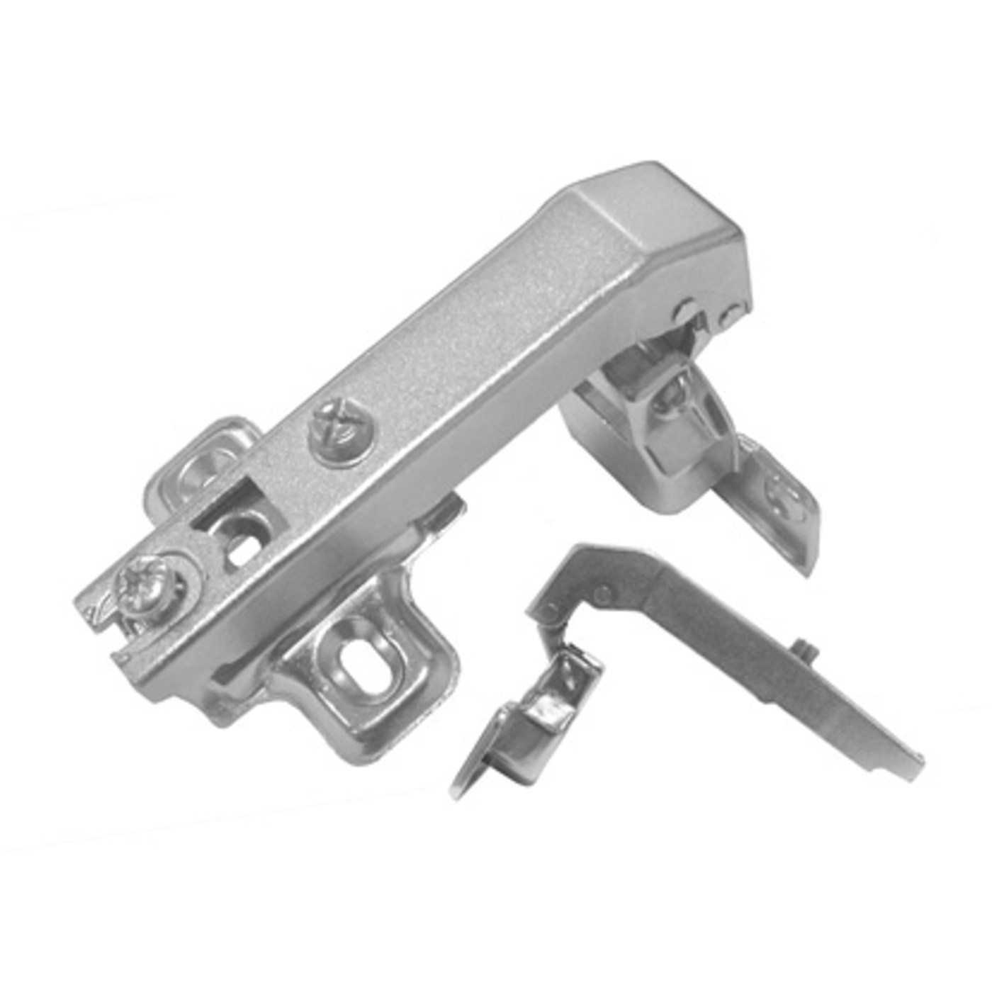 Петля с ответной планкой для фальшпанелей HD180/090/002/1,открывание 95*ПАРТНЕР