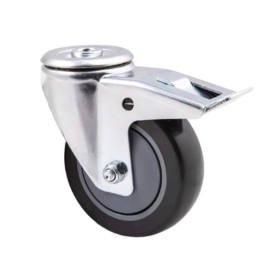 Колесо d100мм под винт М12, с тормозом  72169