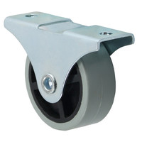 Ролик прямоходящий h43 (d-40) с резиновым ободом AKS 45925