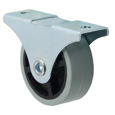 Ролик прямоходящий h43 (d-40) с резиновым ободом AKS 45925