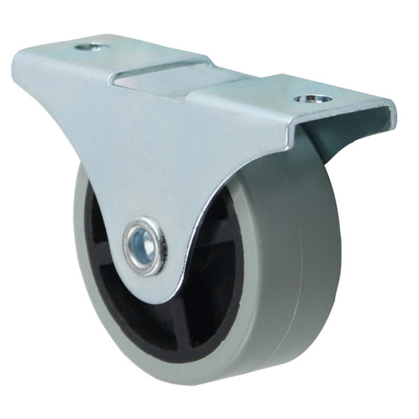 Ролик прямоходящий h43 (d-40) с резиновым ободом AKS 45925