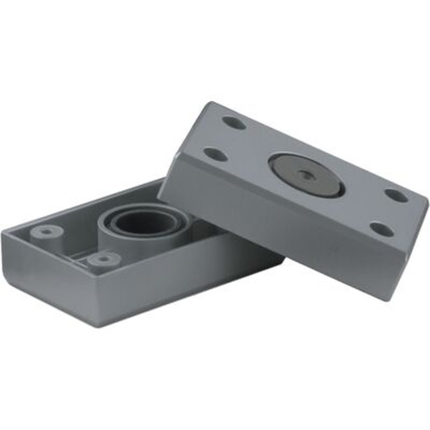 Опора мебельная B-01 регулируемая, металлик (57*87) AKS 52318 (новый код 79994)