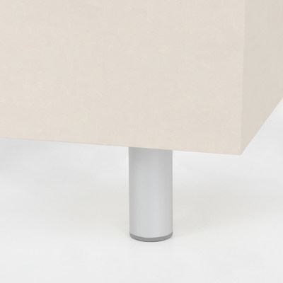 Опора мебельная DAP-77,H100, алюминий AKS  22667