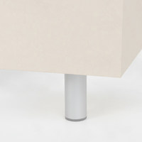 Опора мебельная DAP-77,H100, алюминий AKS  22667