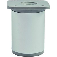 Опора мебельная DAP-77,H100, алюминий AKS  22667