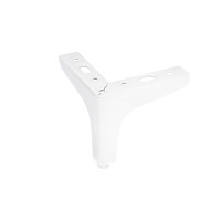 Опора мебельная угловая H100, белая AKS  64751