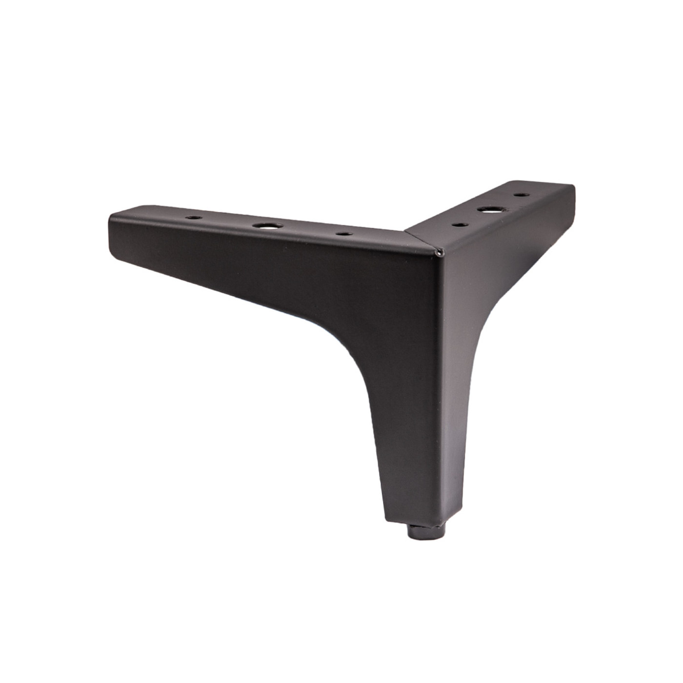 Опора мебельная угловая H100, белая AKS  64751