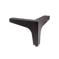 Опора мебельная угловая H100, белая AKS  64751