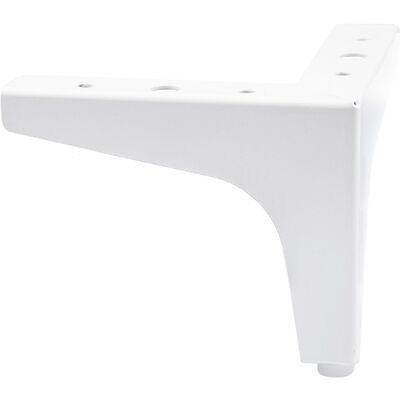 Опора мебельная угловая H100, белая AKS  64751