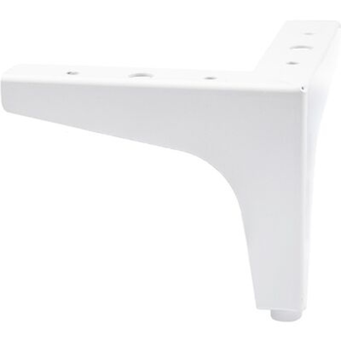 Опора мебельная угловая H100, белая AKS  64751