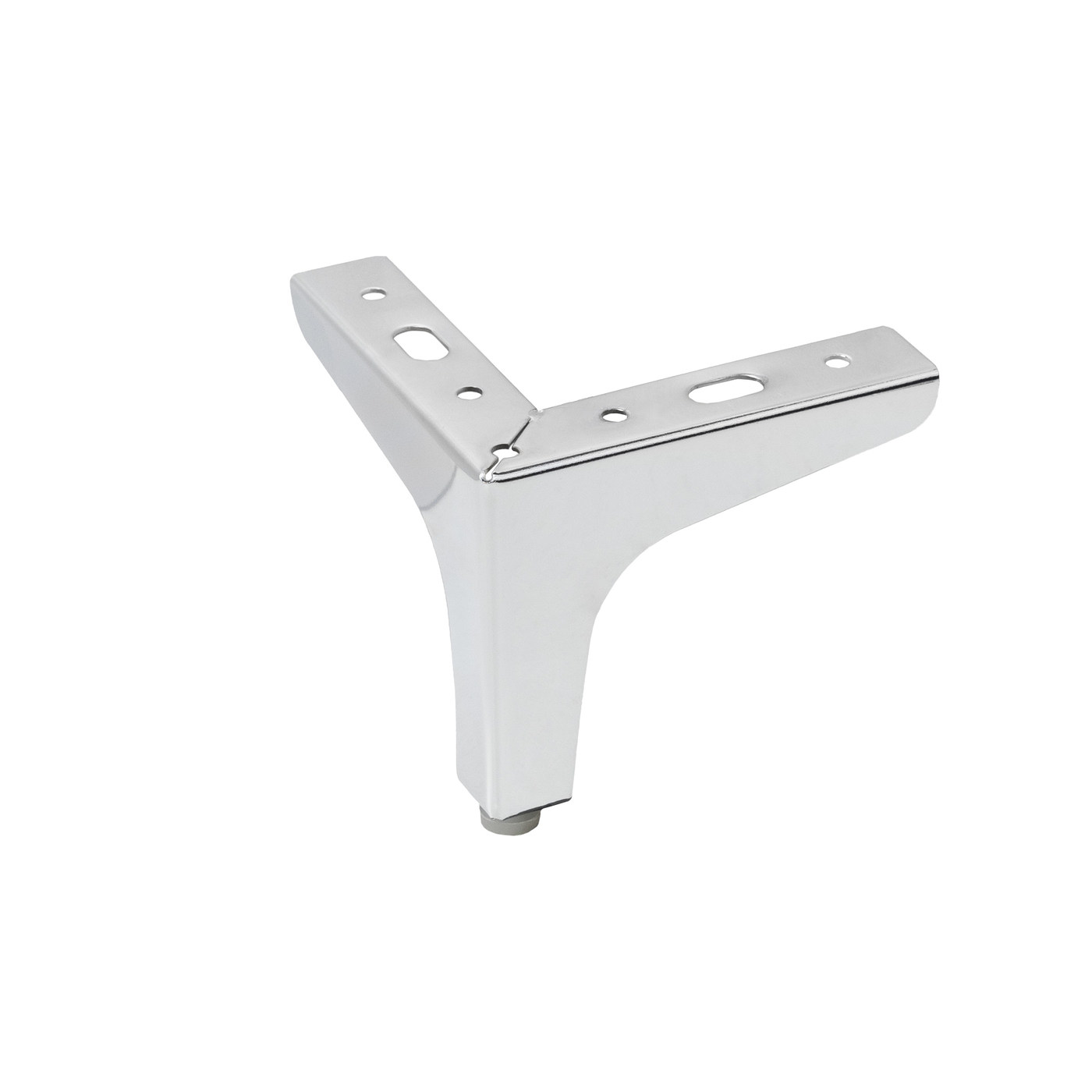 Опора мебельная угловая H100, хром AKS  64750